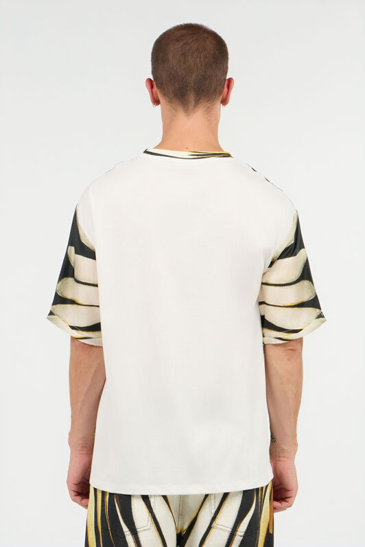 RC Ray Of Gold Print T-Shirt RC Ray Of Gold Print T-Shirt BLACK IVORY TRT62A-4QM76