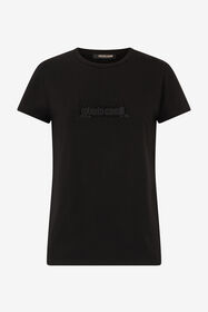 ${brand} T-Shirt With Logo And Rhinestones ${colorDescription} ${masterID}