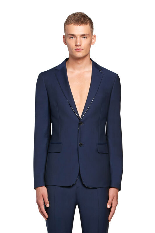 RC Giacca sartoriale con profili decorati NAVY INR413-WC009