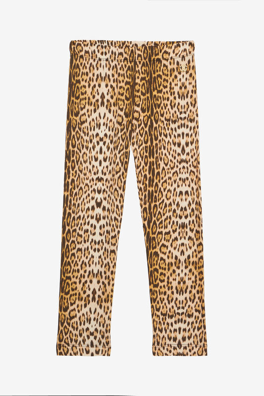 JU Pantalon De Sport À Imprimé Jaguar Skin JU Pantalon De Sport À Imprimé Jaguar Skin Marron clair UJT23D-JFO52