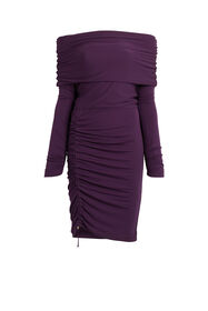 ${brand} Robe froncée à haut bénitier ${colorDescription} ${masterID}