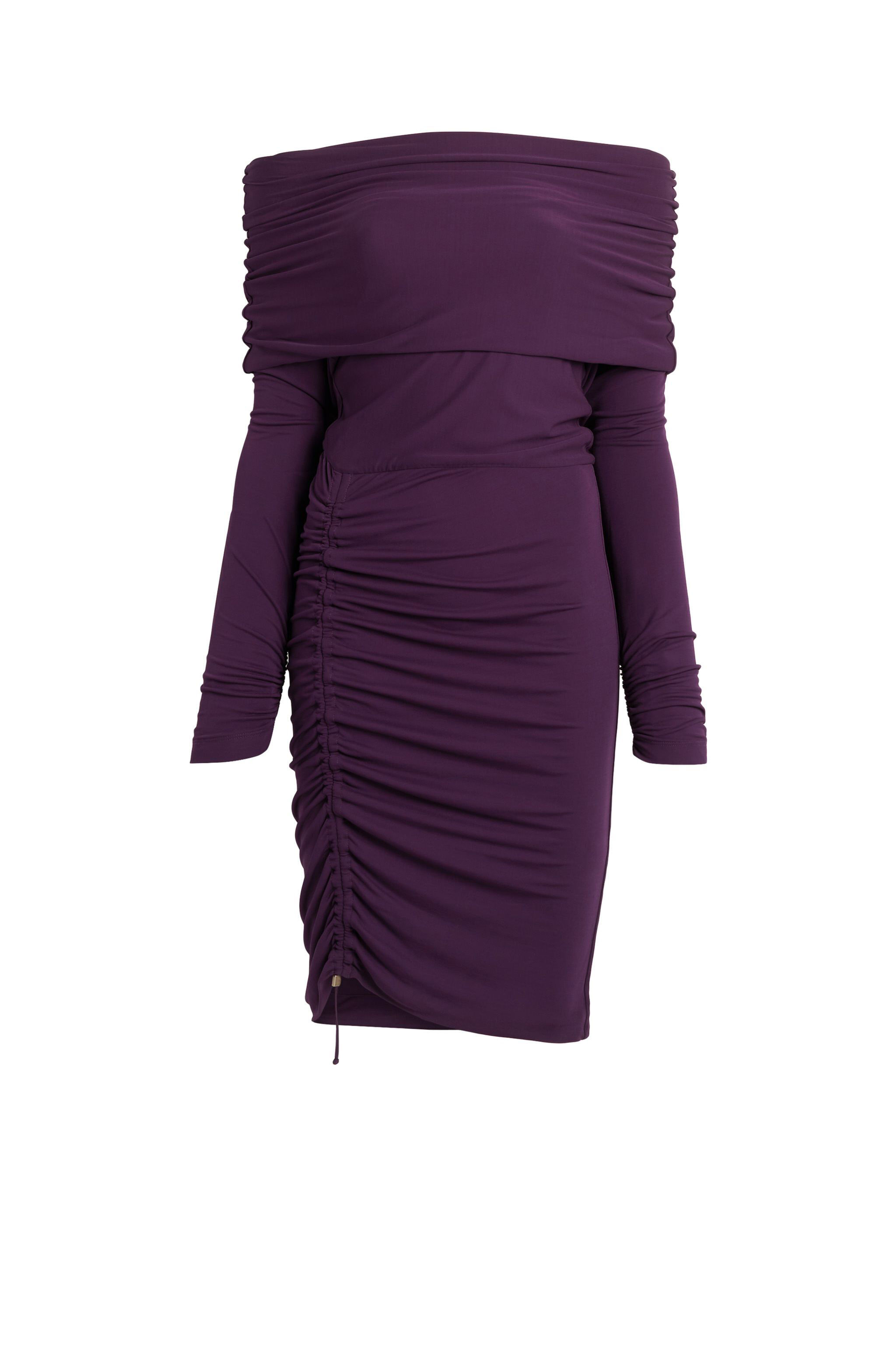 RC Robe froncée à haut bénitier Violet JQT125-JJ035
