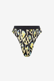 RC Jaguar-print bikini bottoms Yellow QKW00J-LNF54