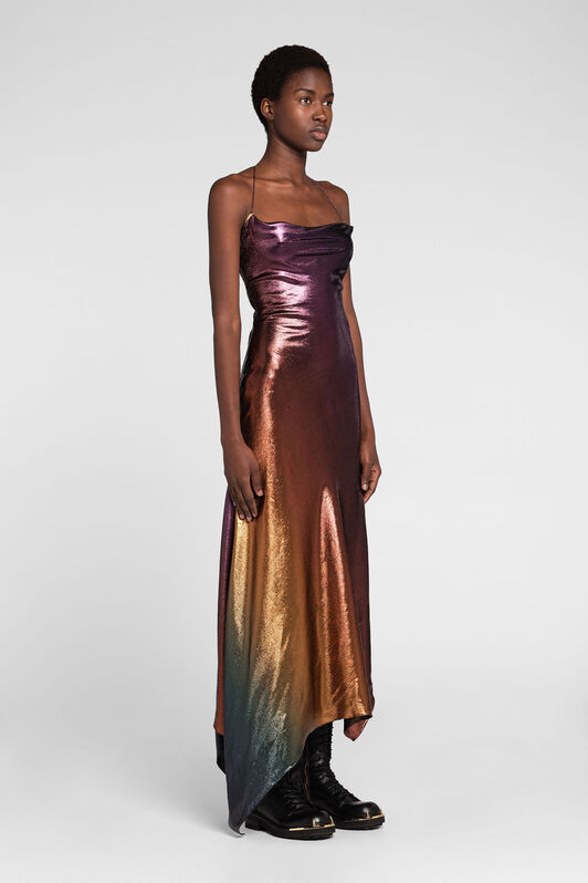 RC Robe longue avec dégradé de couleurs MULTICOLOR PQT101-RJ026