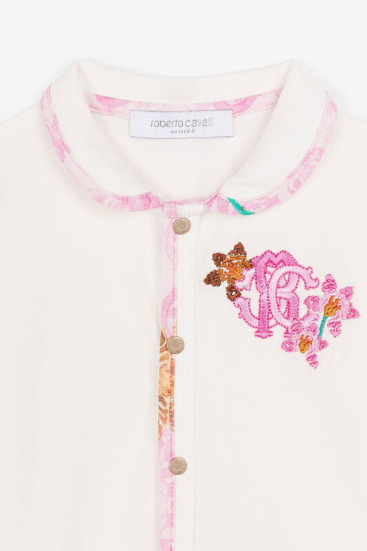 JU Monogram cotton pyjamas JU Monogram cotton pyjamas White QJT80B-JV025