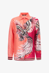 ${brand} Bird Patchwork print shirt ${colorDescription} ${masterID}