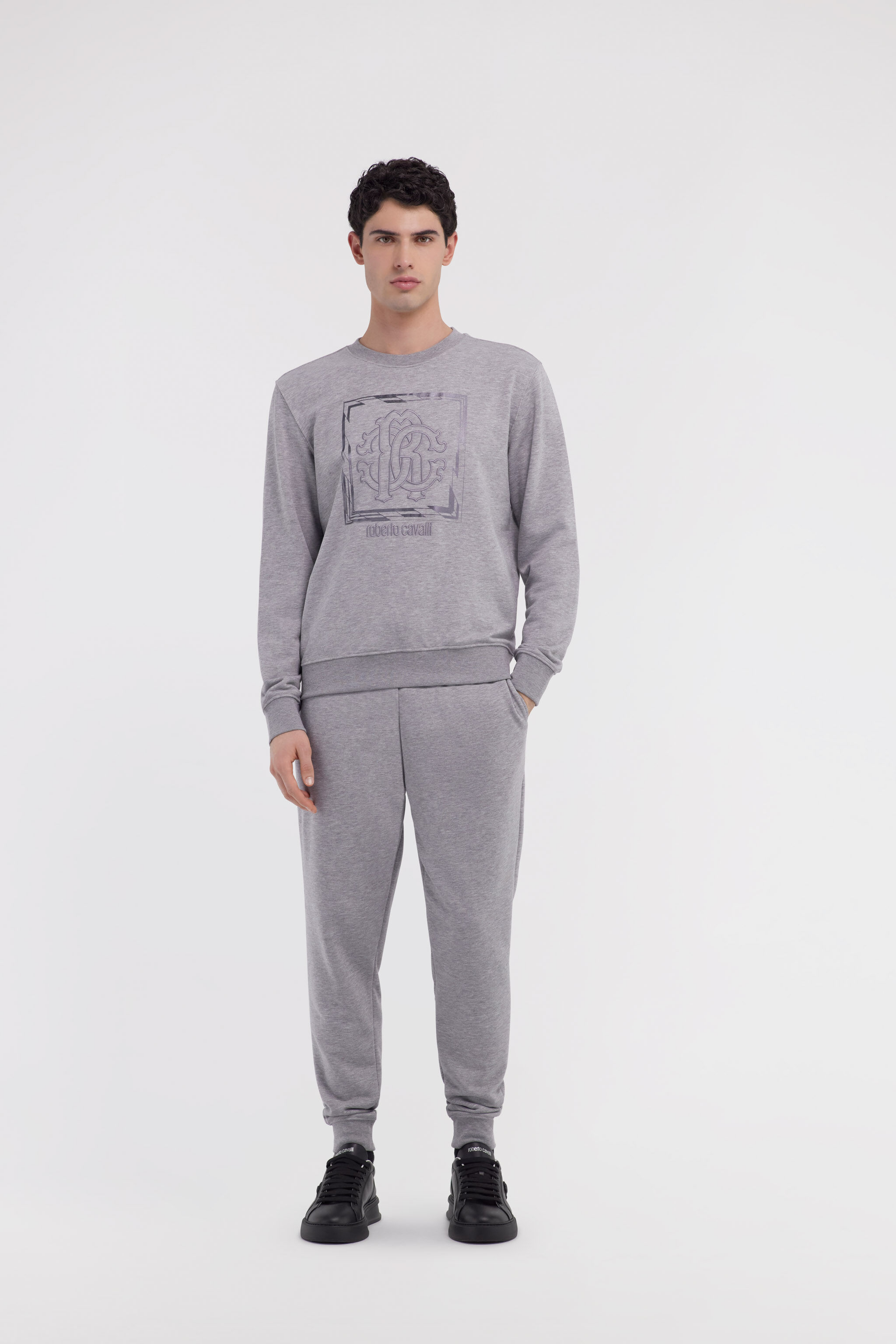 RC Felpa con stampa Grigio NOT66B-CF052