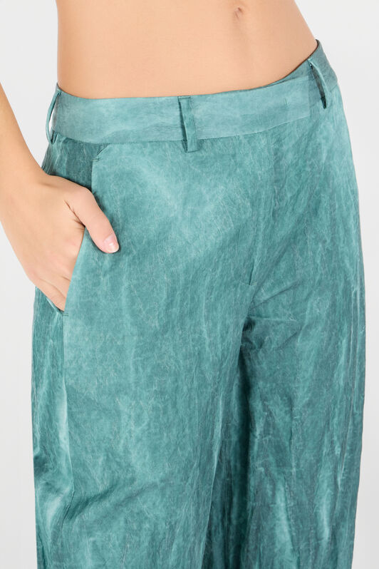 RC Pantalon Texture Froissée Bleu UWT201-RZ009