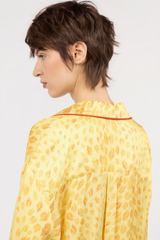 JC The Jaguar Kiss Print Shirt POP CORN WFT256-WF654