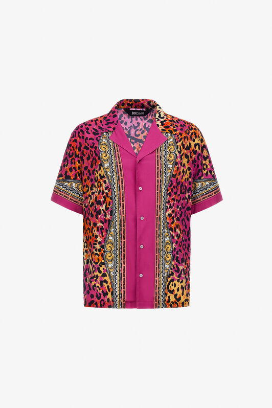 JC Just Cavalli shirt Fuchsia SFT295-SF210