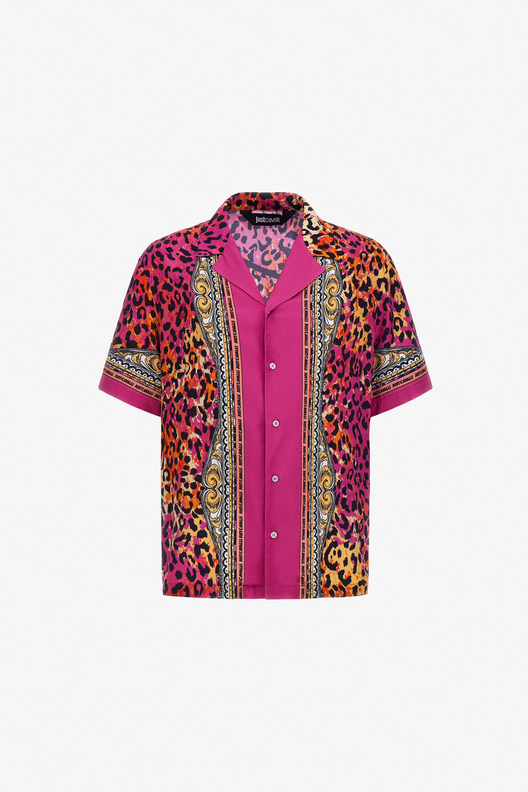 JC Just Cavalli shirt Fuchsia SFT295-SF210