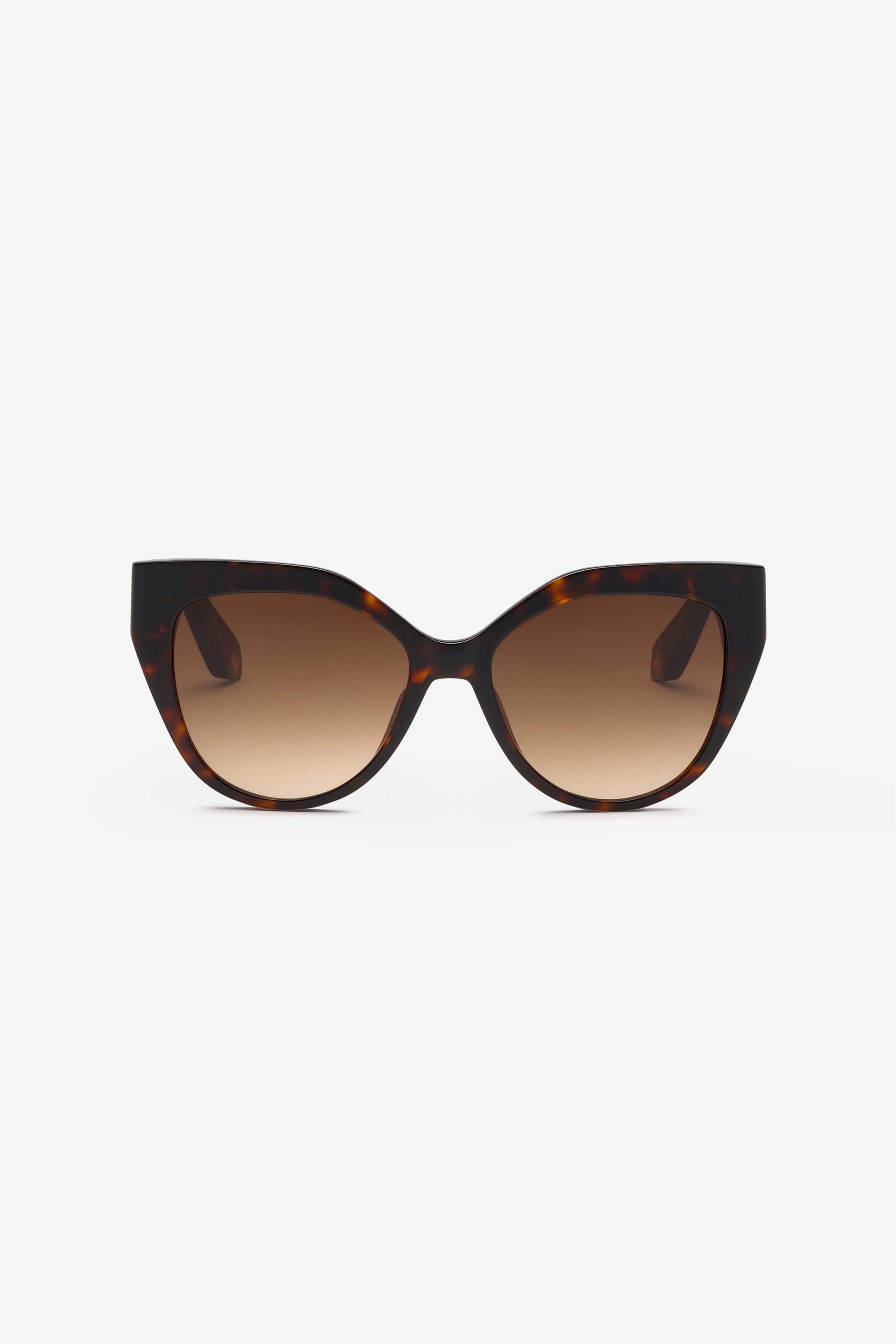 RC Sonnenbrille mit schlangenähnlichen Bügeln SHINY BROWN/YELLOW H UALD17-ID212