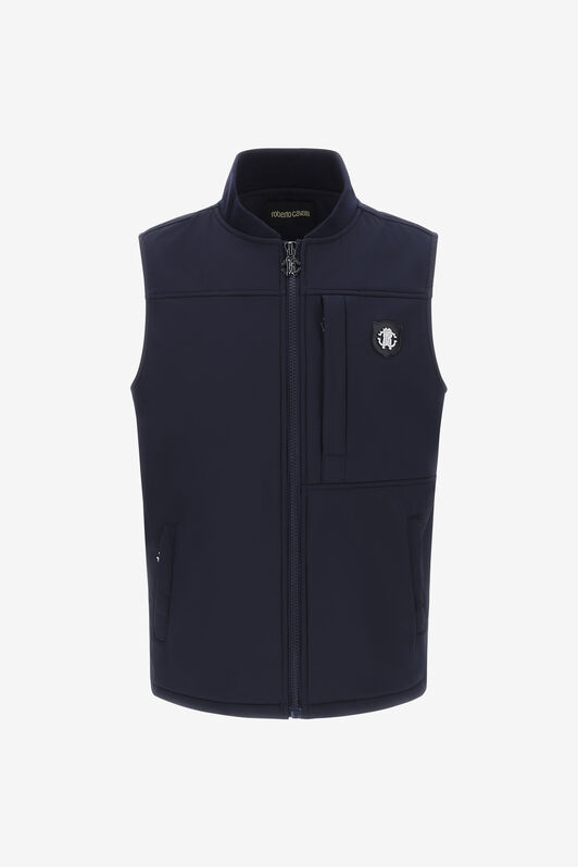 RC Gilet imbottito con logo Blu scuro NOT40H-SB001