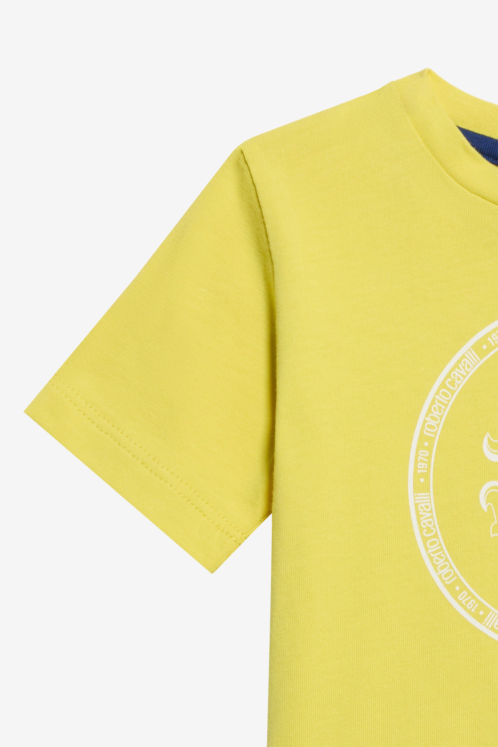 JU Cotton Kids T-Shirt YELLOW TJT645-JD001