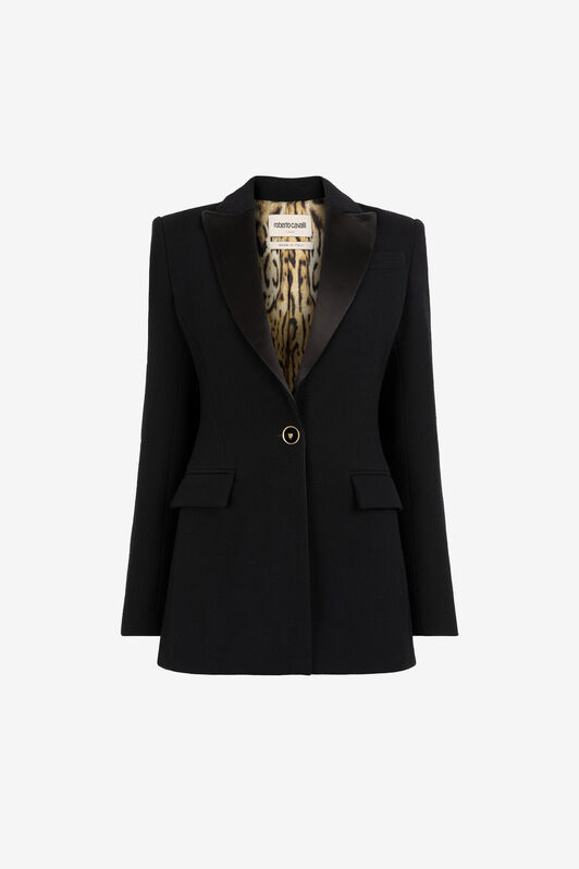 RC Single-Breasted Wool Blazer RC Single-Breasted Wool Blazer Black PKT401-WR013