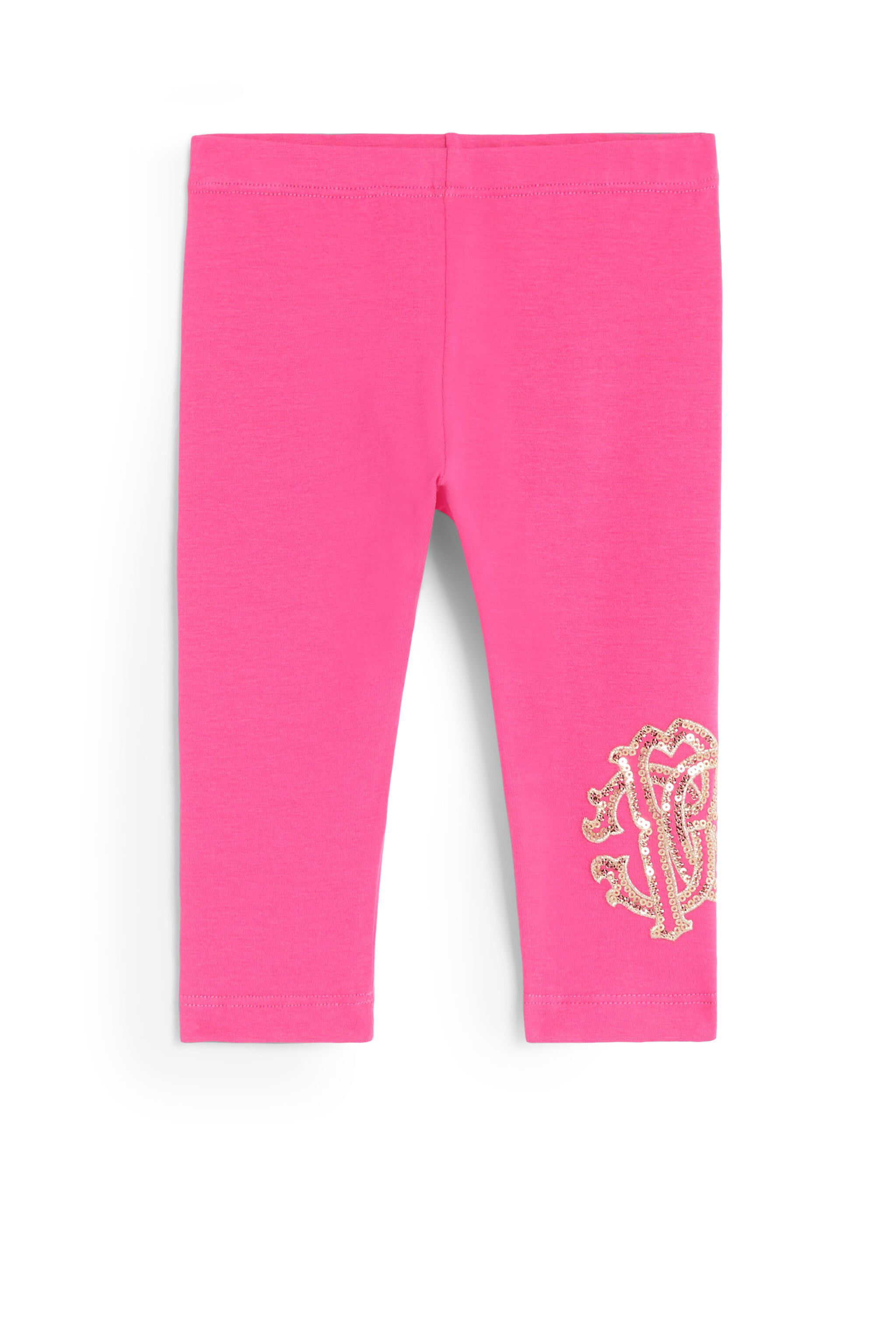 JU Legging à logo en sequins pour bébé FUCHSIA JJT232-JV025