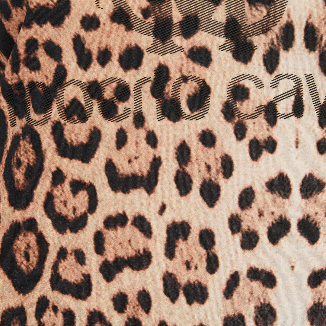 RC Leopard Print T-Shirt JAGUAR QOT60A-JFG34
