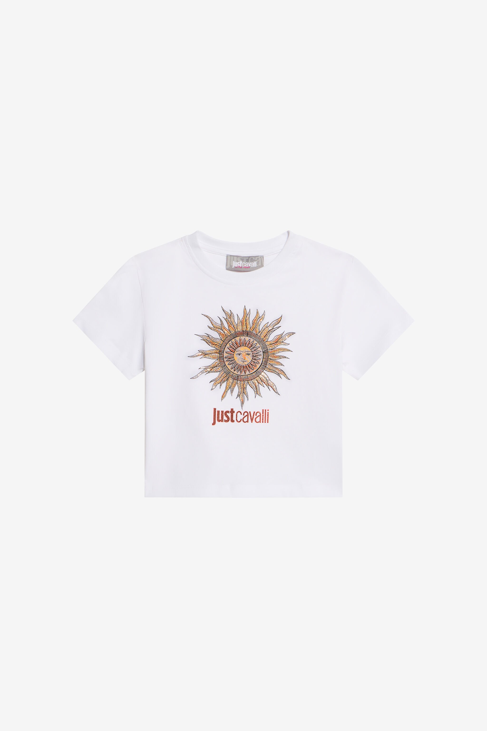 JC Weißes T-Shirt mit Persian Tarot Grafik WHITE WFT63U-5B006