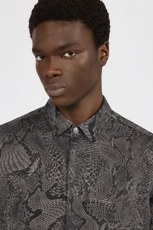 RC Python Print Shirt BLACK SOT70I-LG001