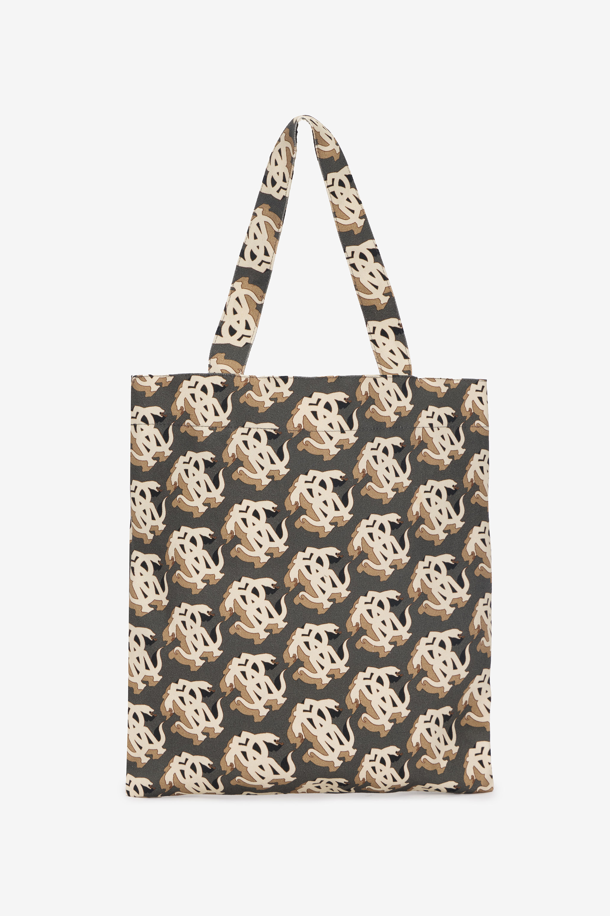 RC Borsa Shopper Monogram Mirror Snake BLACK/MULTICOLOR POB01E-DAQ67