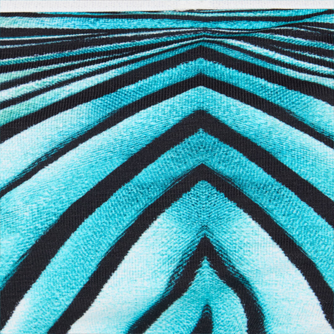 RC Briefs with Ray of Sea Print Bleu clair TRO01A-JJP80