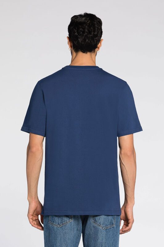 RC Snake-Print Cotton T-Shirt Dark blue QRT61B-JD060