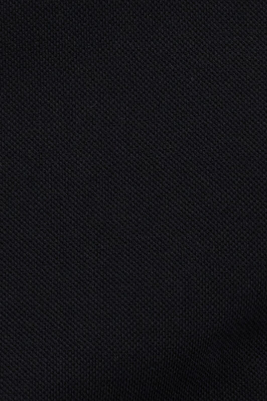 RC Black Polo Shirt With Jaguar Print Detail BLACK/JAGUAR QOT64E-KB001