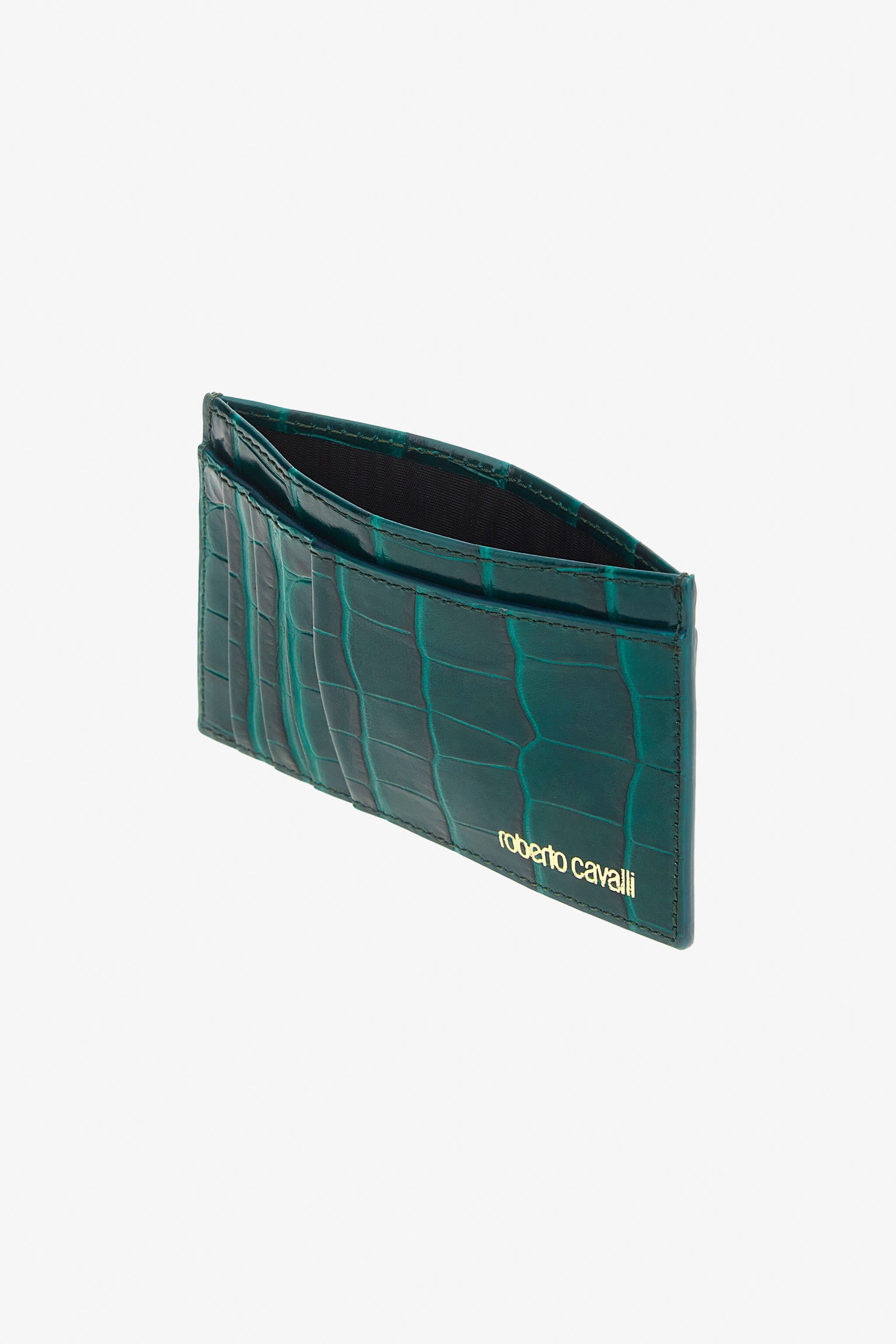 RC Teal Leather Card Case Dark green TKA005-PZ975