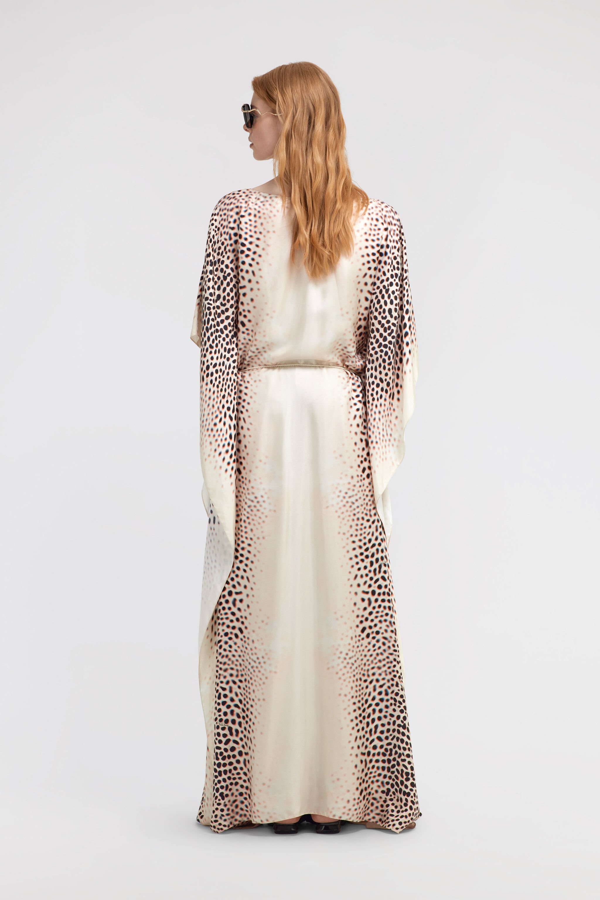 RC Shark Print Kaftan Ivory TKT103-4QN07
