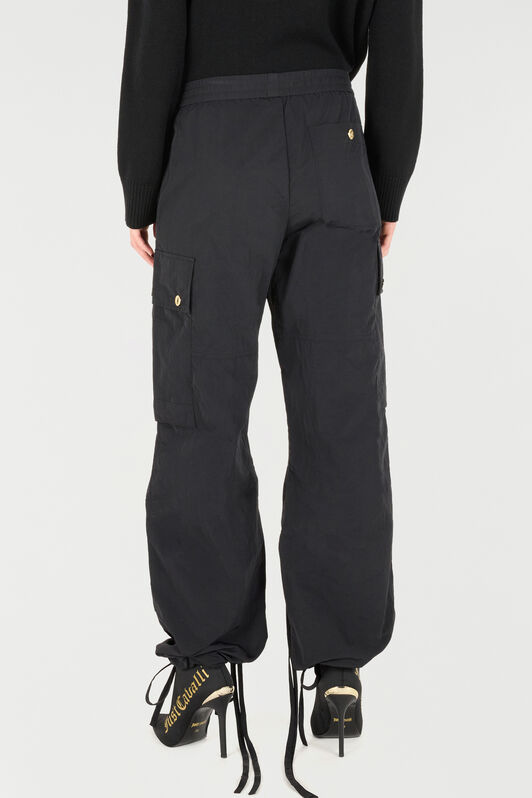 JC Multipocket Pants With Drawstring Black TFT089-TF119