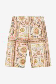 JC Shorts mit Persian-Tarot-Print 744 BEIGE + 217 AZZU WFT022-WF049