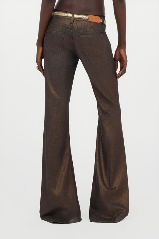 RC Bronze and Black Flared Jeans BRONZE/BLACK WWJ205-VT001