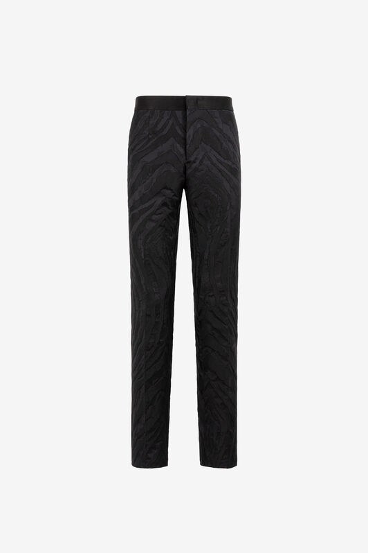 RC Freedom-Jacquard Tuxedo Trousers RC Freedom-Jacquard Tuxedo Trousers Black ORT215-TJ031