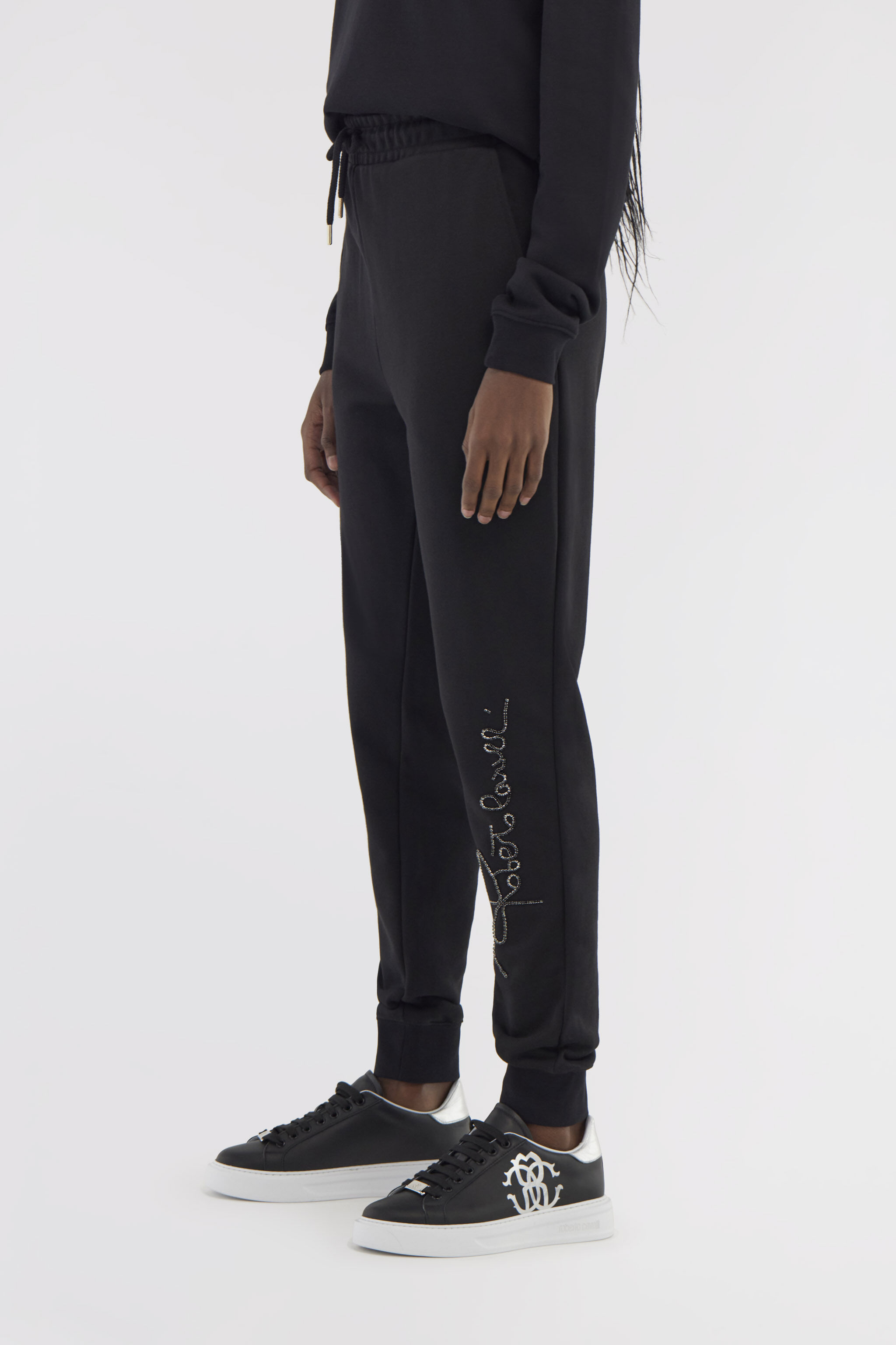 RC Sporty pants with signature Noir NOT22B-CF052