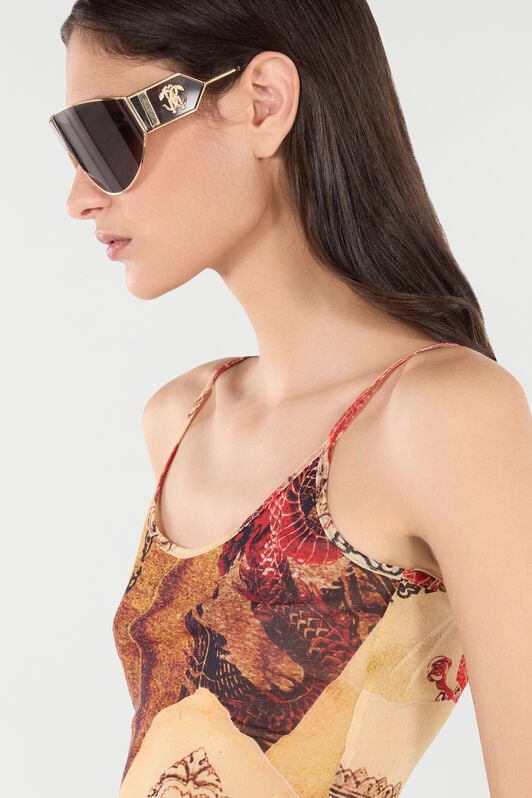 RC Top with Thin Straps and All-Over Print RC Top with Thin Straps and All-Over Print NATURALE/ROSSO VQT60F-TLQ00