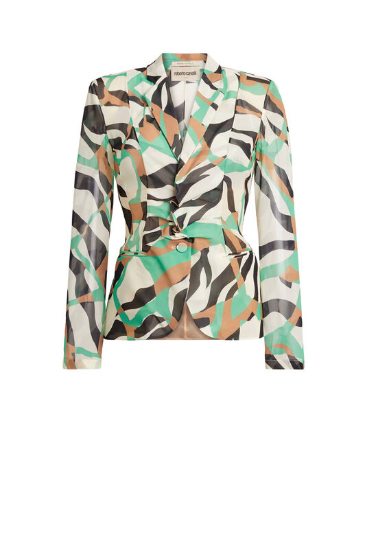 RC Blazer con stampa Tiger Twiga GREEN AGATE/BLACK IWT407-GFR38