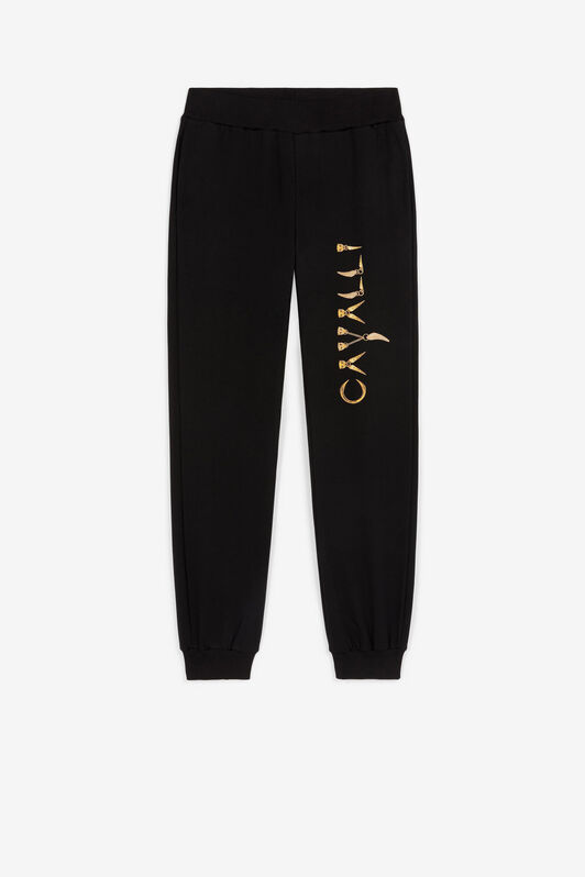 JU Logo-Print Sweatpants JU Logo-Print Sweatpants Black PJT223-CF050