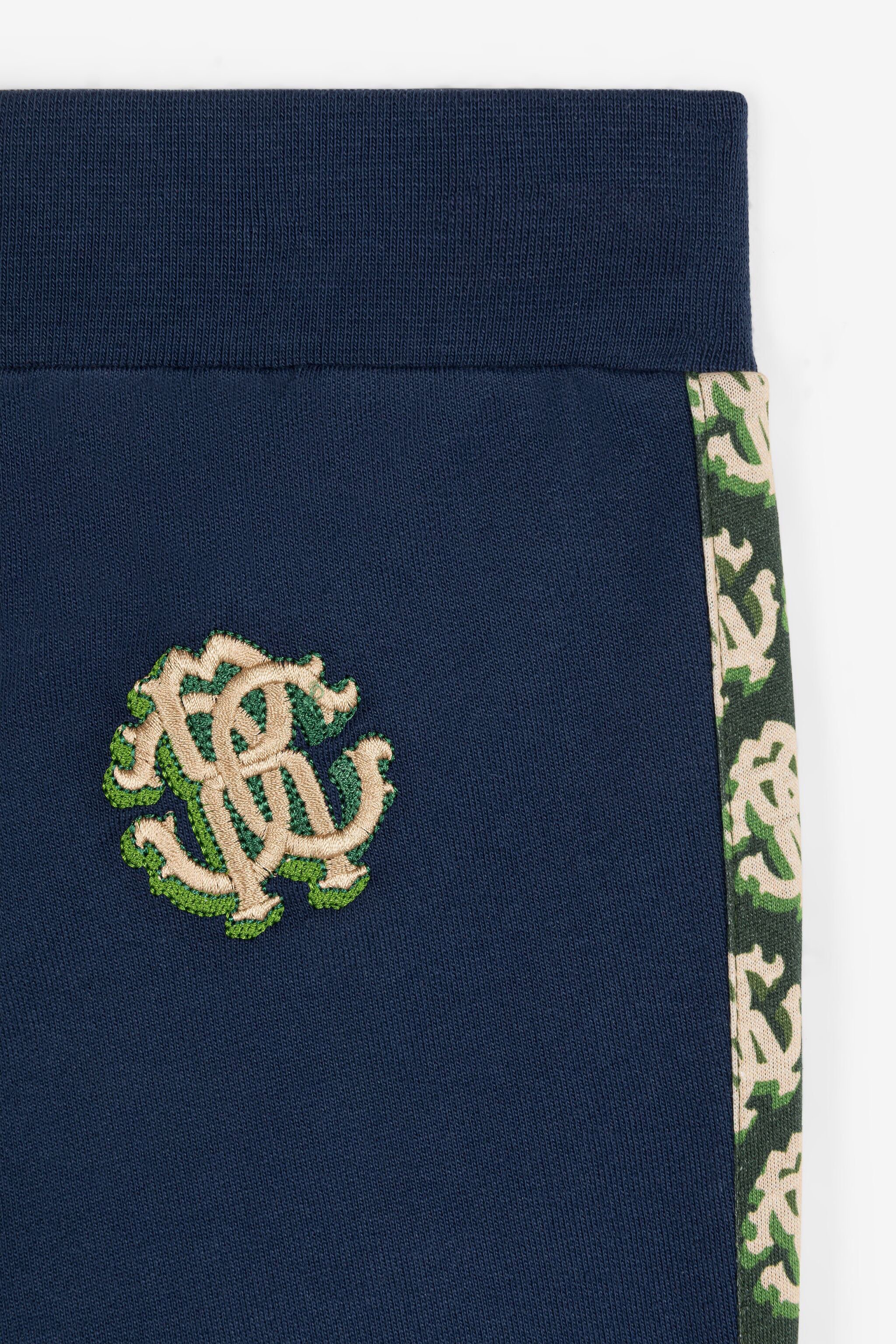 JU RC Monogram Side-Stripe Track Pants Dark blue RJT20S-CF050