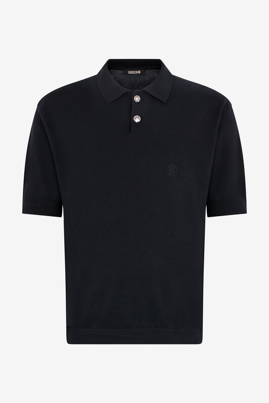 RC Cotton polo Black UMM642-WH003