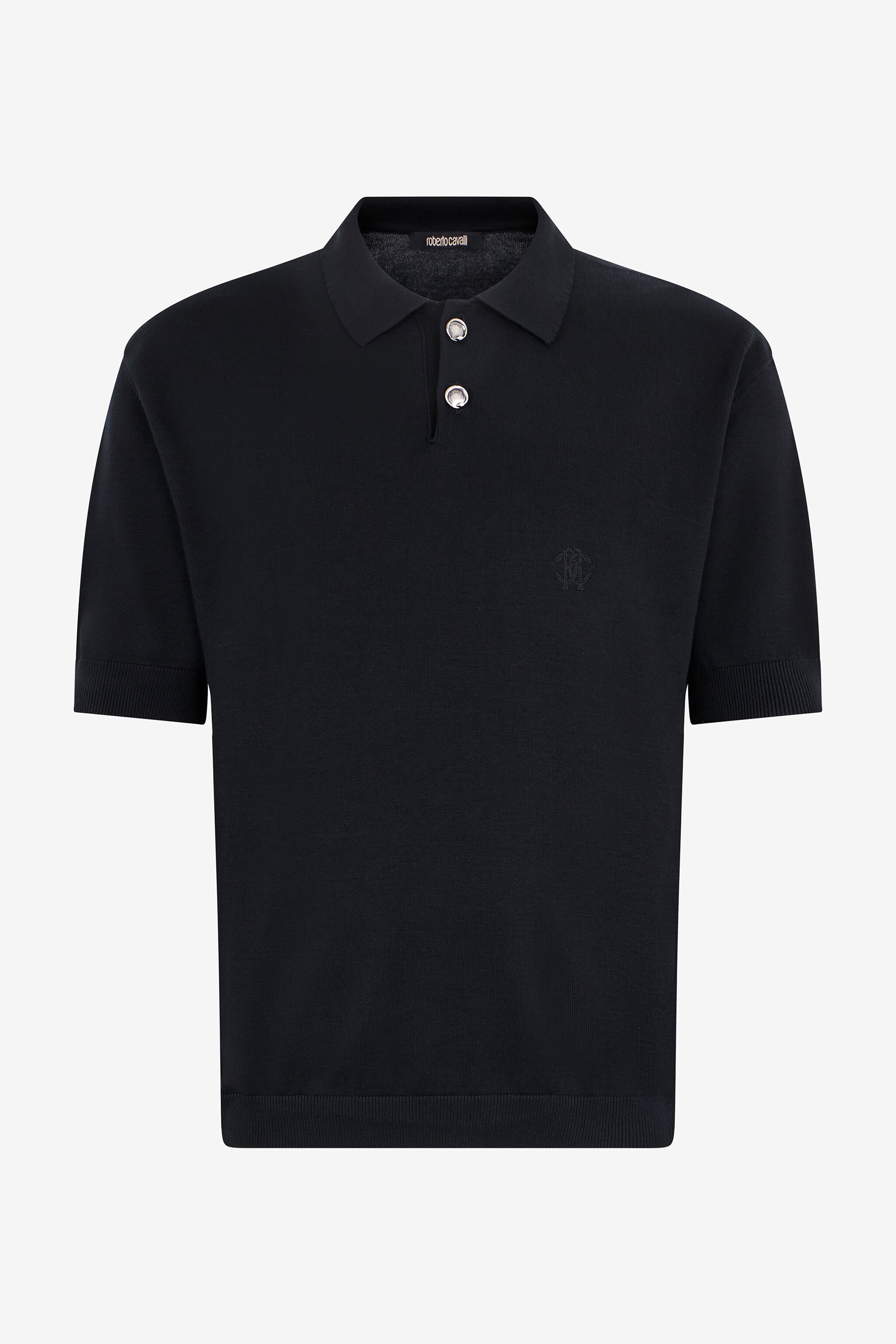 RC Cotton polo Black UMM642-WH003
