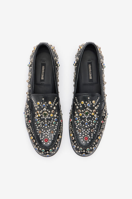 RC Loafers with Studs and Stones RC Loafers with Studs and Stones Noir VRS004-PZB05