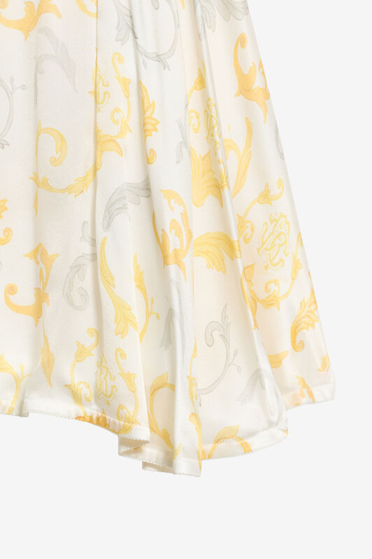 JU Children's skirt with Araldic print Milky white SJT312-2NL95