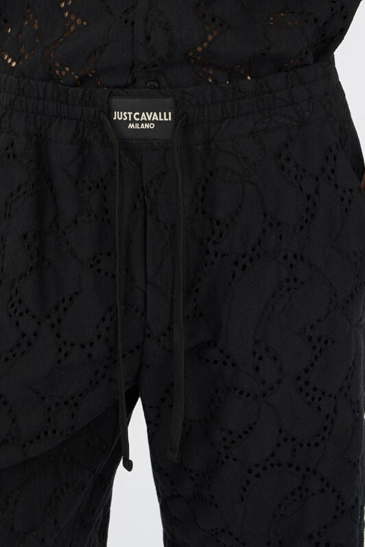 JC Black Trousers Bermuda BLACK WFT021-WF048