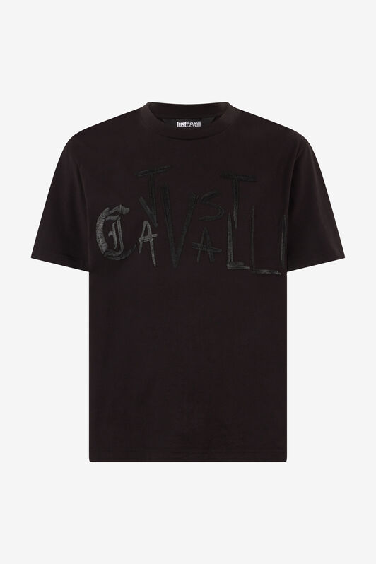 JC T-Shirt Avec Logo Assorti Noir UFT055-UF075