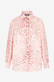 RC Jaguar Pink Print Silk Shirt PINK XQT704-OZT23