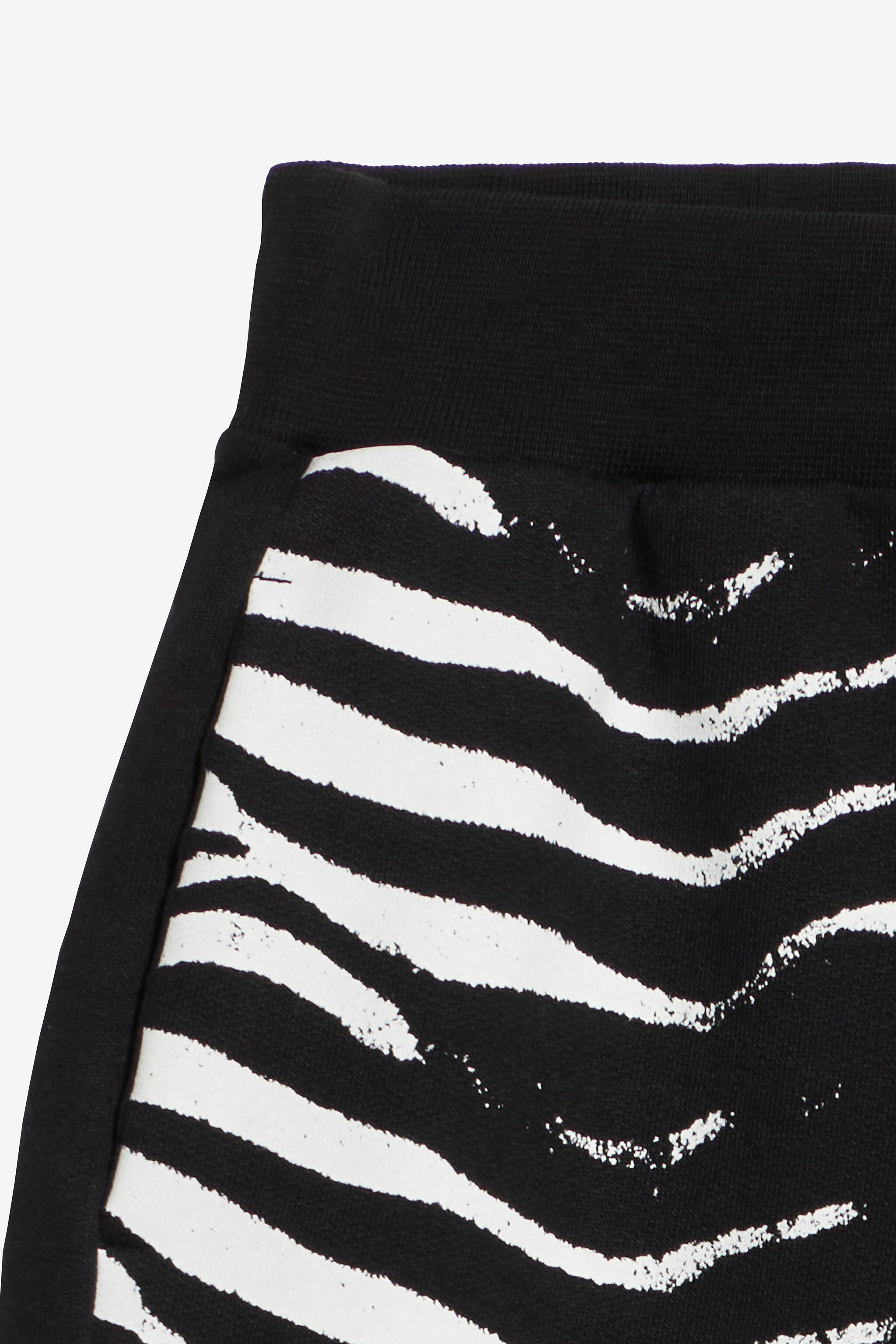 JU Pantaloni Con Stampa Zebra Nero UJT25A-CF050