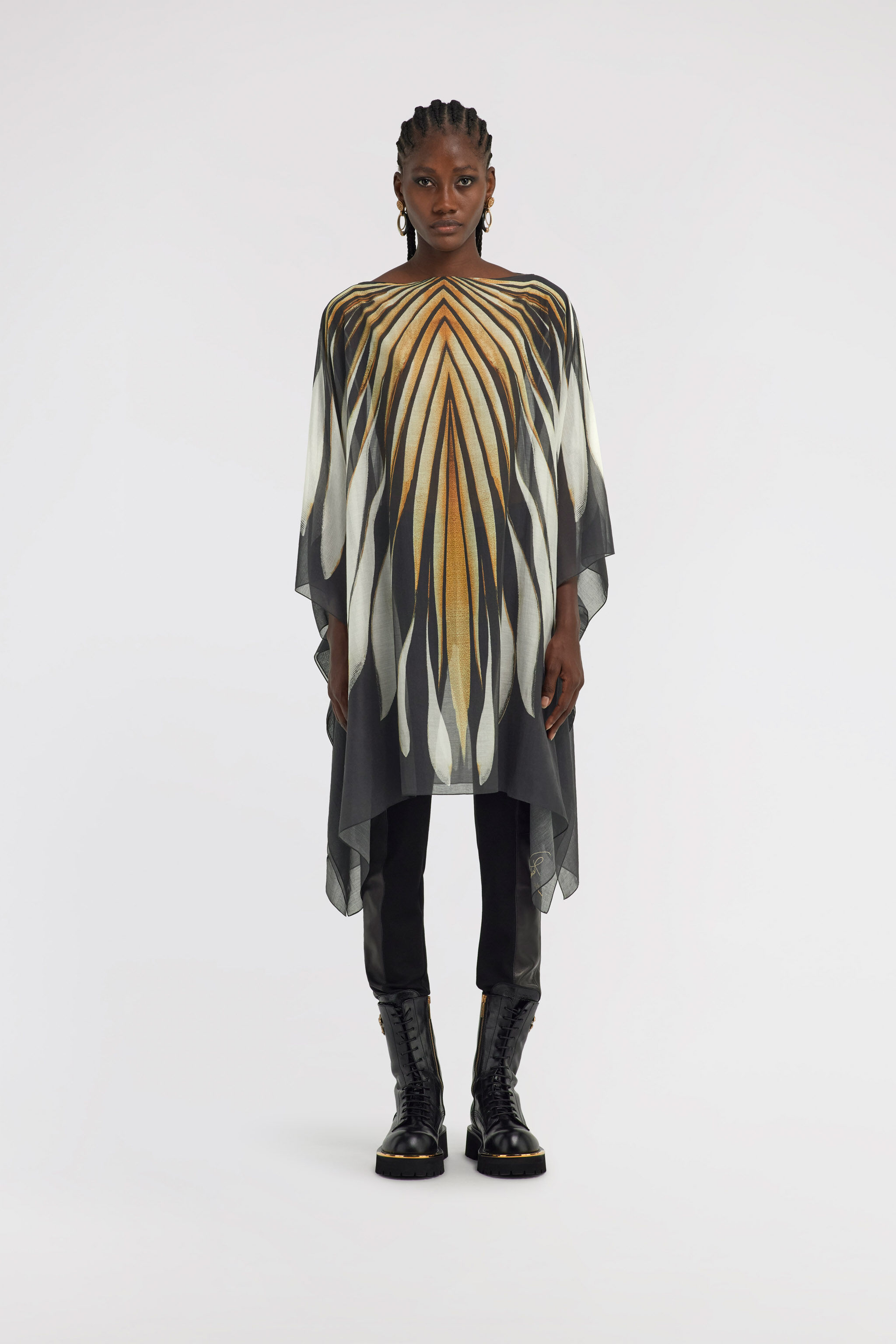 RC Ray of Gold print Kaftan Gold TALR03-IR020