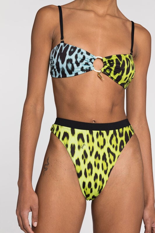 RC Bikini-Slip mit Jaguar-Print Hellgrün QKW00J-LNF53