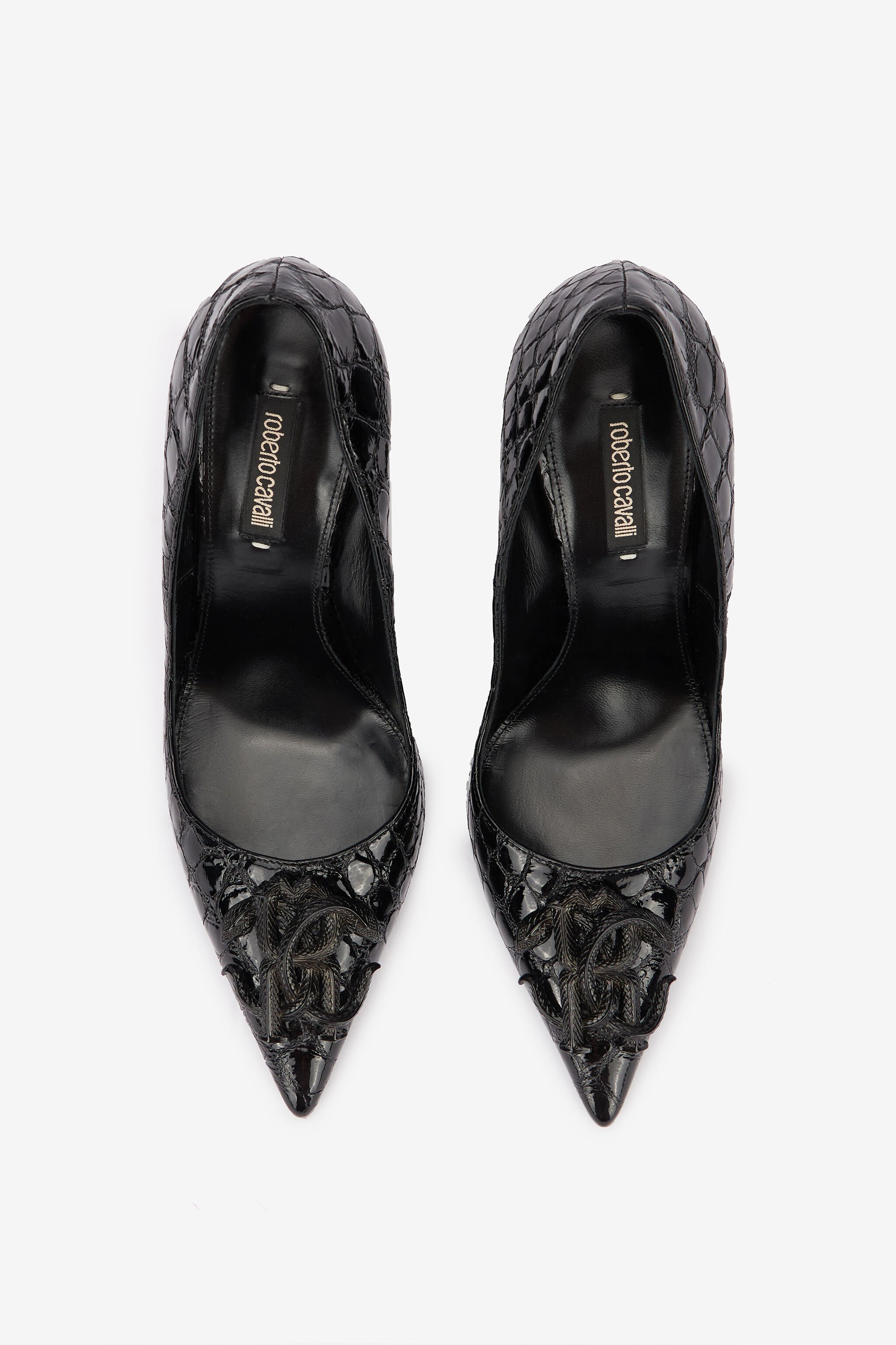 RC Décolleté Coccodrillo In Pelle Nero UKS011-PZV97