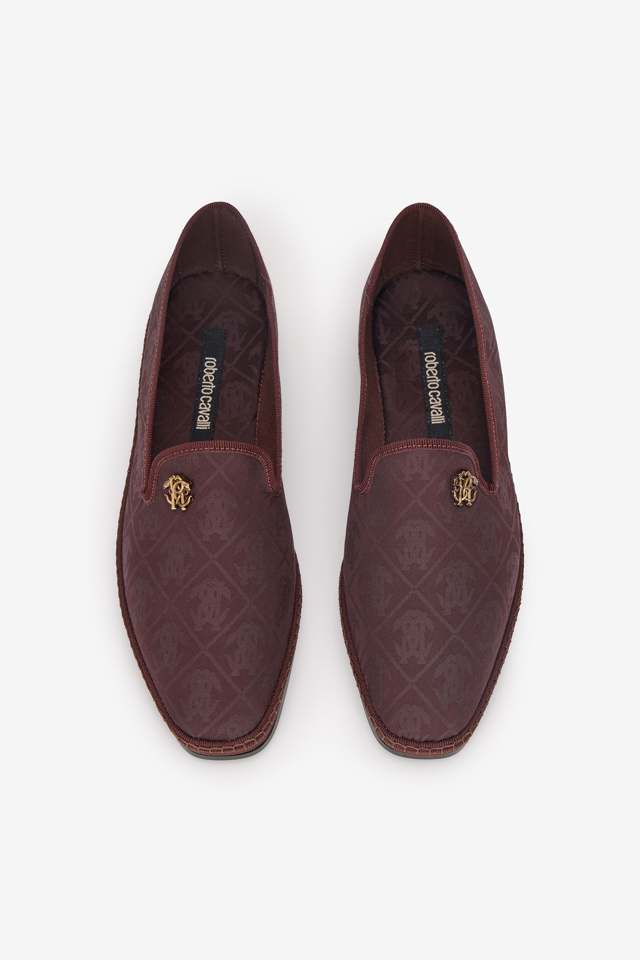 RC Flat Loafers with Mirror Snake Monogram Purple VKS028-SEJ01